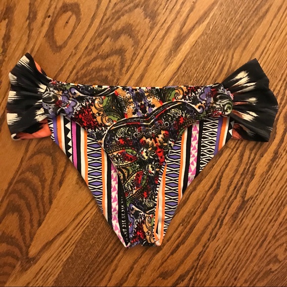 Reversible Boho Cheeky Bikini Bottoms Tribal Aztec - Picture 1 of 5